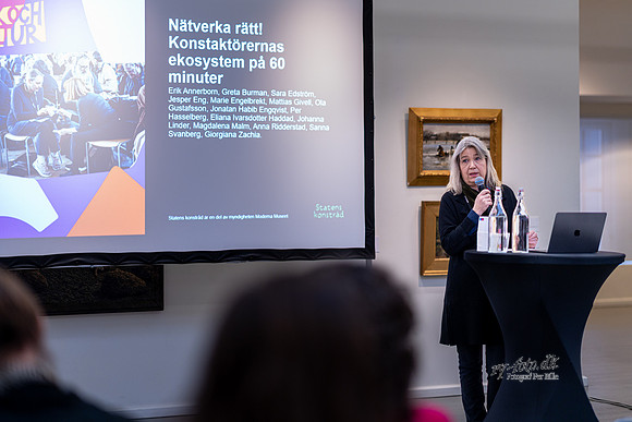Folk och Kutur torsdag, KONSTMUSEUM, Nätverka rätt! Konstaktörernas ekosystem på 60 minuter-web- Fotograf Per Bille-februar 05, 2026AAA06548